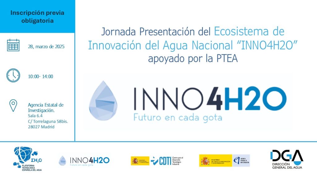 Jornada de Presentación del Ecosistema de Innovación del Agua Nacional INNO4H2O